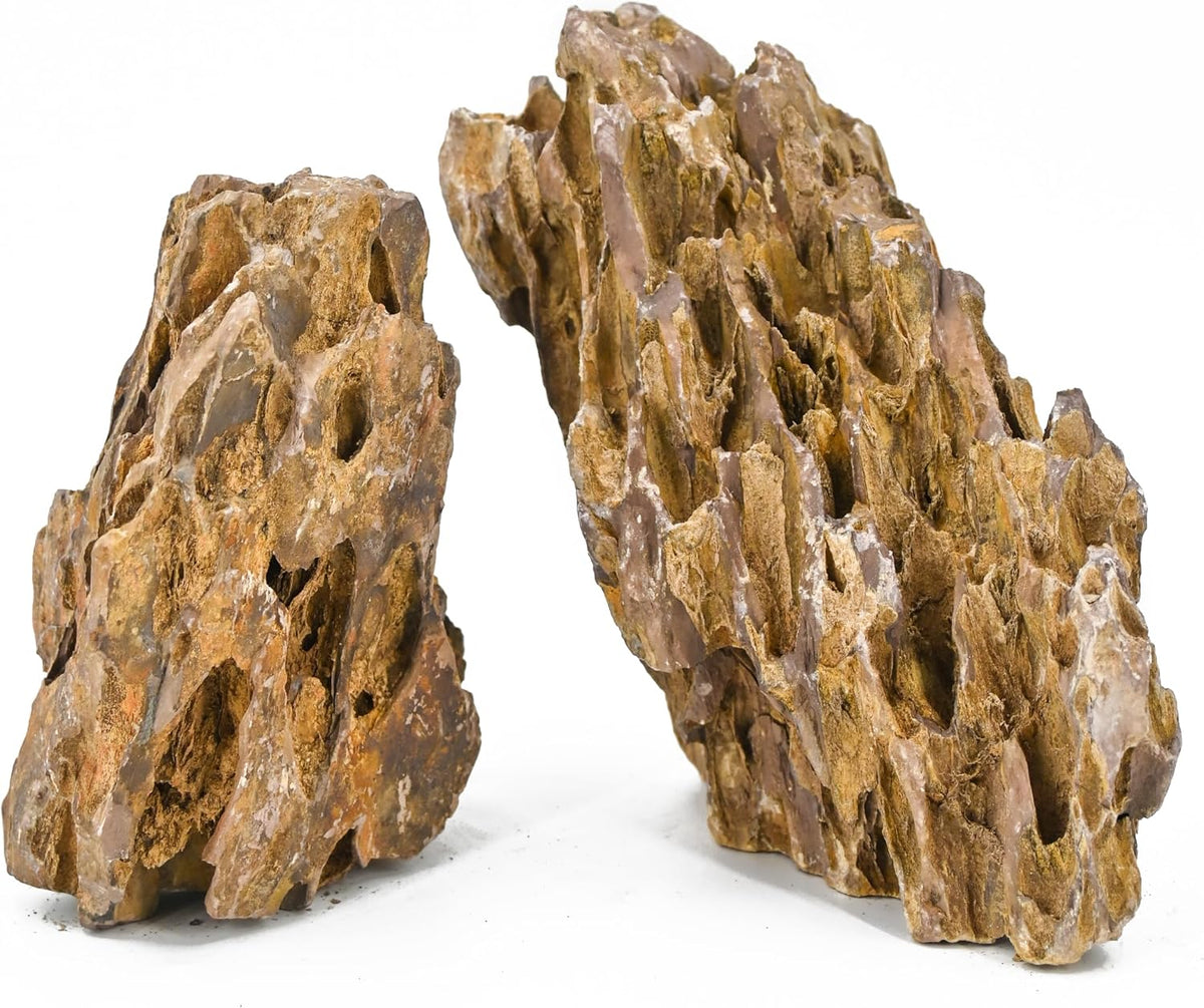 Aquarium Rock Dragon Stones 5lb Natural Rock for Fish Tank - 10LB(2-6 inches) - image 2