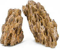 Unocho Aquarium Rocks Natural Dragon Stone seiryu Rocks 20LB Fish Tank Rocks for Aquariums Landscaping Model Tank Decoration-2-8 inches
