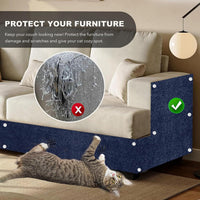 Self-Adhesive Cat Scratching Mat - Dark Blue / 78.7"X15.8" - image 2