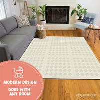 Play Platoon Kids Play Mat, 9 Tile 72x72 Inch - 72"L x 72"W x 0.6"Th / Hand Drawn Tile - image 3