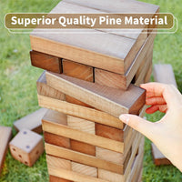 ApudArmis 60 Pcs Tumble Tower - Brown / M-Stack to 3.2 FT - image 2