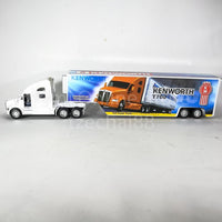 KiNSMART Kenworth T700 Container Truck, 1:68 Scale - White With Decals - image 2