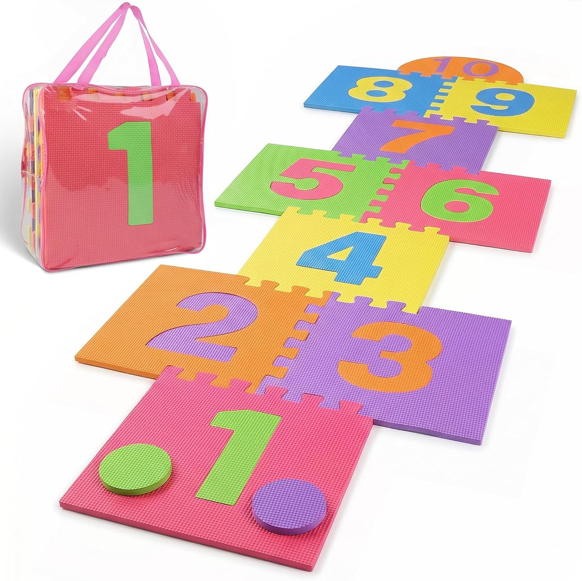 Hopscotch Playmat Foam Interlocking Puzzle Floor Mat