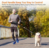 Uppetly Hands Free Dog Running Leash with Waist Belt - 1 dog/Baby Pink / Large - image 3