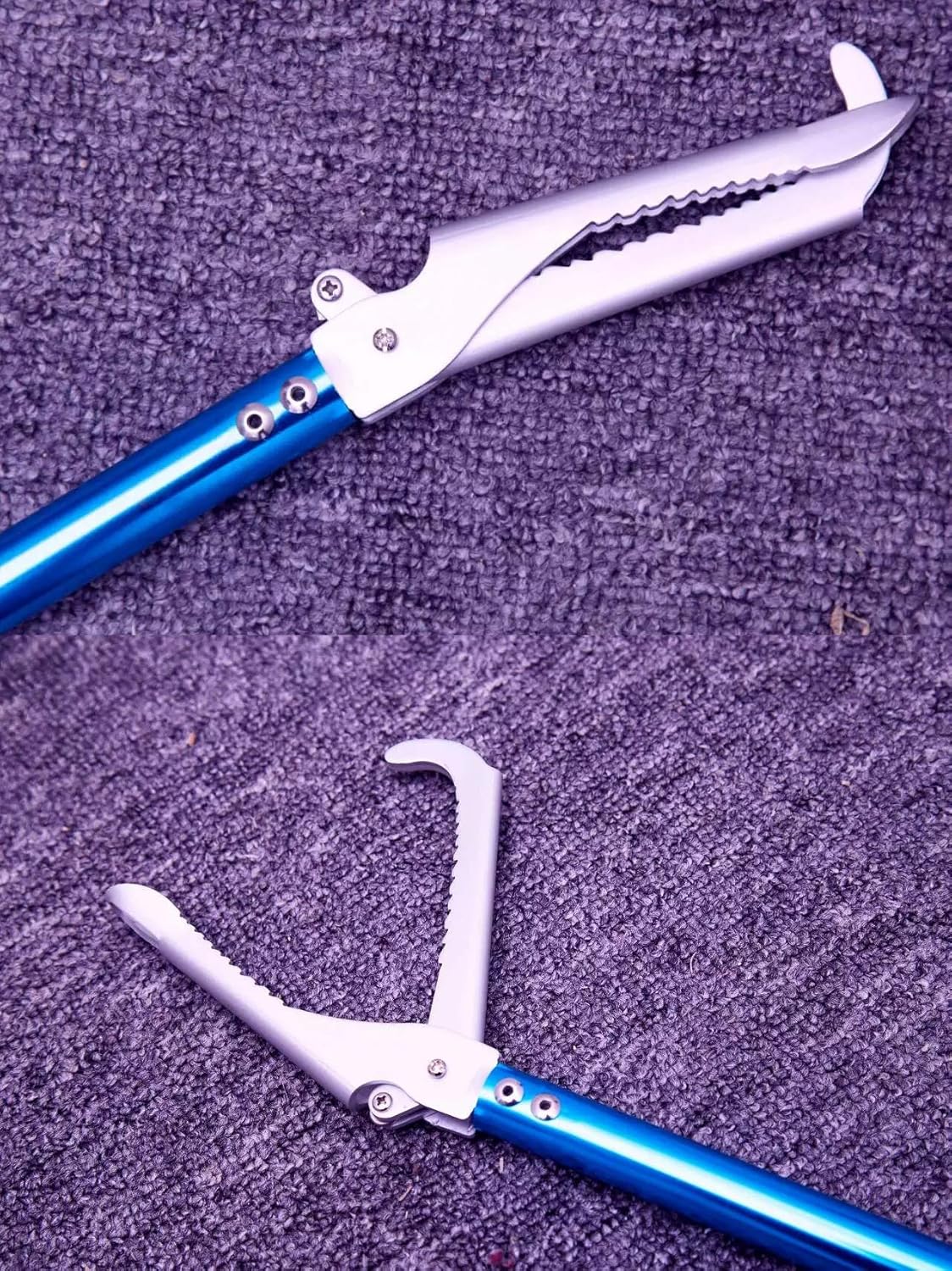 60" Professional All-Aluminum Alloy Snake Tong Reptile Grabber Rattle - image 3