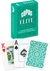 Copag Elite 100% Plastic Playing Cards - Green