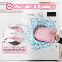 Siedihit 31" Dog Playpen, Cat Puppy Pen - Small / Pink with Pad - image 4