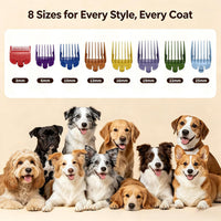 Dog Cordless Grooming Kit Low Noise for Heavy Thick Hair&Coats – Essentials for Dogs - Blue - image 3