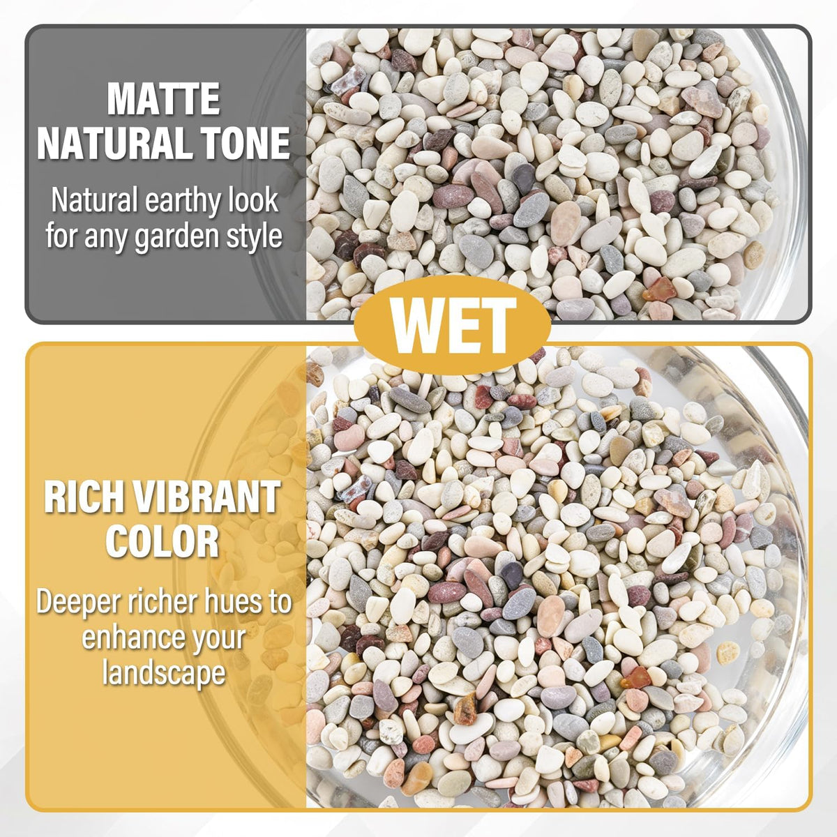 CJGQ 2.4lb Aquarium Gravel for Plants - AK Stones / 18 lb (1/5 in) - image 3