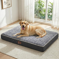 Orthopedic Dog Beds Large Sized Dog Washable Pet Bed - Grey / 47" x 29" x 4"