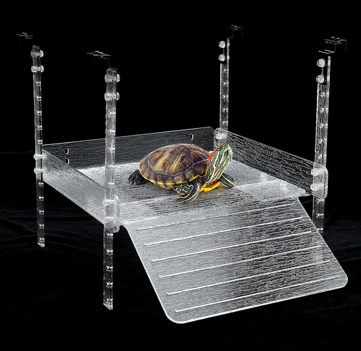 Hanging Floating Turtle Basking Platform Dock for 40 Breeder 75Gal - W: 12 In