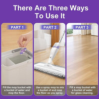 JOYMOOP Floor Cleaner for Mopping, 45 PCS Mopping Solution, Hardwood Floor Cleaner, Works Perfectly with Mop Bucket