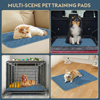 FunFurry Washable Pee Pads for Dogs - Blue / 36" X 36" - 2 Pack - image 4