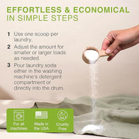 Good Natured Brand | Laundry Bundle | Carpet Freshener Lemon & Eucalyptus 47oz | Pet-Friendly Carpet Deodorizer | Laundry Powder Peppermint 47oz | Hypoallergenic Laundry Powder 94 Loads