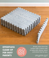 Play Platoon Kids Play Mat, 9 Tile 72x72 Inch - 72"L x 72"W x 0.6"Th / Acadia - image 3