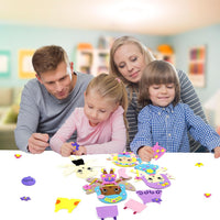 VKPI 4 Butterflies Foam Art Crafts Gift Kit - Fairies - image 4