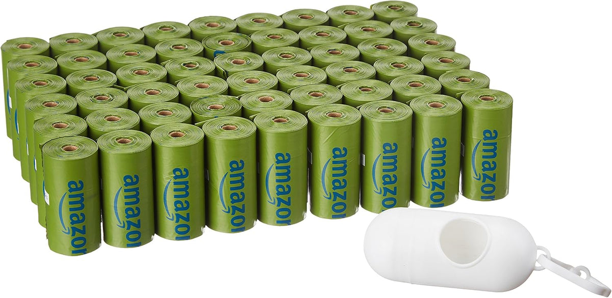 Amazon Basics Premium Leak Proof Dog Poop Bags with Dispenser - 810 Bags