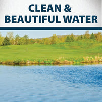 Airmax Pond Dye Plus, Nature's Blue Colorant & Natural Beneficial Bacteria, Large Pond & Lake Water Clarifier & Color Treatment, Shade Plants & Algae from Sunlight, Fish & Livestock Safe, 1 Gallon