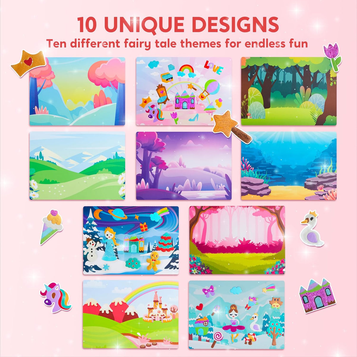 Klever Kits Unicorn Foil Art, Arts & Crafts for Kids 4 and Up - Unicorn - image 2