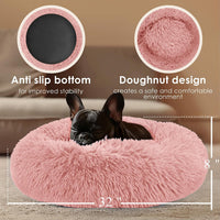 Hoewina Dog & Cat Bed for Indoor Cats - Pink / 32.0"L x 32.0"W x 8.0"Th - image 3