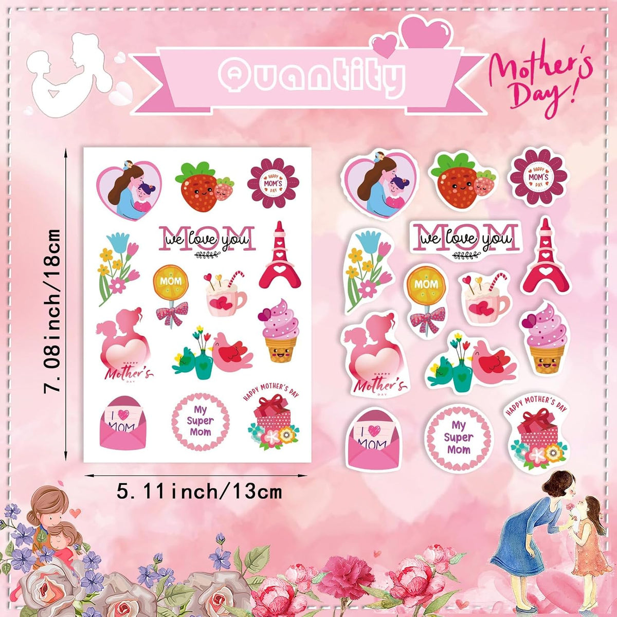 DUJAA 640-piece fall stickers for kids with pumpkins, leaves and scarecrows - view 24