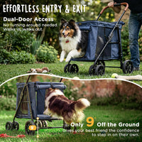 CANINE CANYON Scout Pet Stroller - Navy Blue - image 3