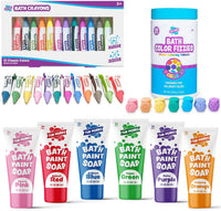 Tub Works Smooth Bath Crayons Bath Toy, Nontoxic - Bath Colors Set