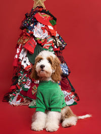 Fitwarm 3 Pack Classic Fleece Dog Sweater - Large / Red Green Navy Blue - image 2