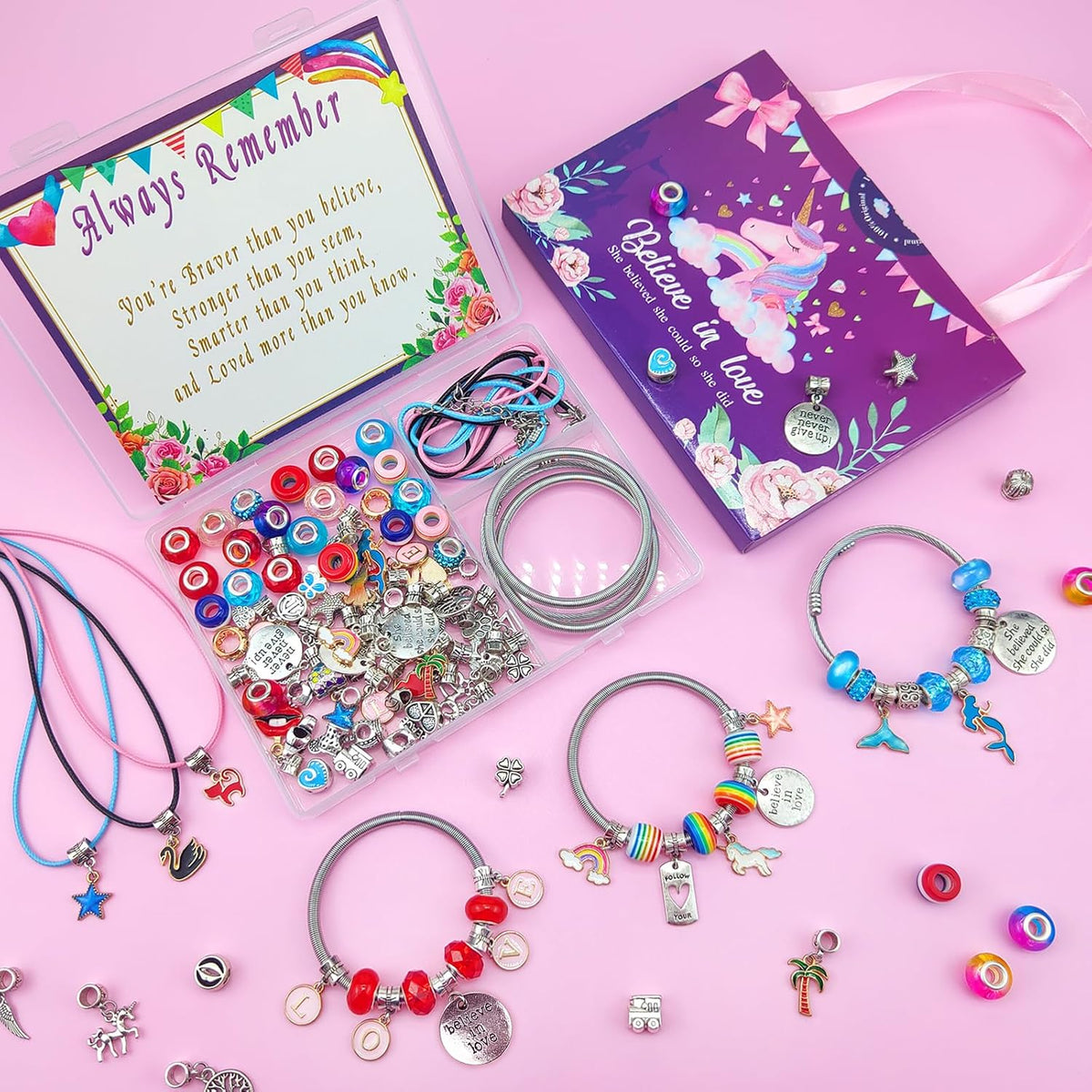 Charm Bracelet/Jewelry Making Kits for Kids Girls - image 2