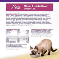 Wellness Complete Health Natural Grain Free Wet Canned Cat Food, Chicken & Lobster Pate, 5-Ounce Can (Pack of 24)