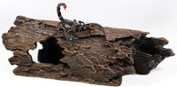 Fish Tank Decorations - Large Aquarium Decorations Air Bubbler Tree Fish House for Betta Hideout - Wood A-l