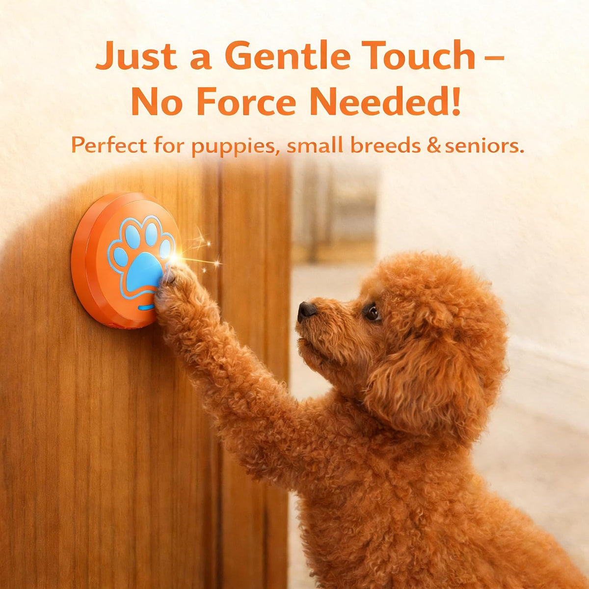 Dog Training Bells for Door - Orange - image 4