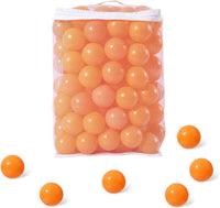 Ball Pit Balls for Kids, Plastic Refill 2.2 Inch Balls - Orange