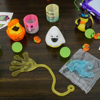 4E's Novelty 24 pack Halloween rubber ducks in pumpkin, cat, zombie, witch, skeleton and ghost desig - view 7