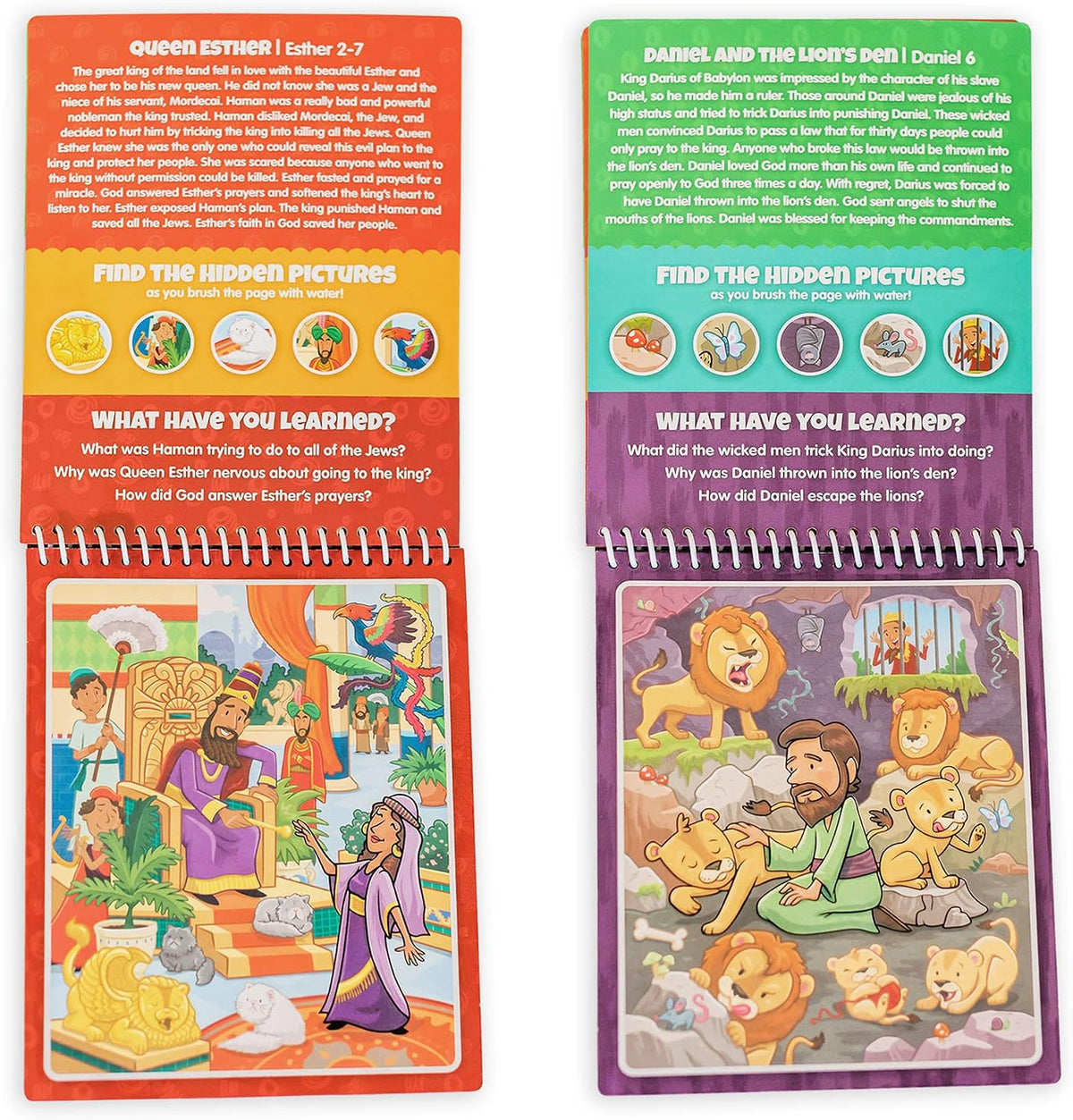 Water Reveal Coloring Scripture Book for Kids. – Fun for Kids & Family - Old Testament #1 and Old Testament #2 - image 4