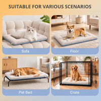 Cooling Mat for Dogs, 28"x 19" Thick & Durable Dog Cooling Mat - Light Gray / L - image 3