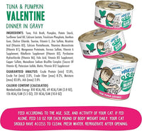 Weruva BFF Minced Natural Wet Cat Food, Tuna and Pumpkin Valentine in Gravy, 3oz Can, Pack of 24