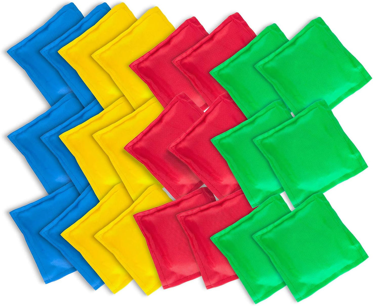Super Z Outlet Nylon Cornhole Bean Bags Toy Set Sack Hand Toss Games - 24