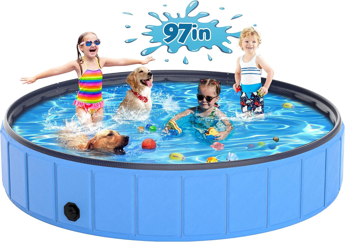 Instraella 97"x16" Dog Pool for Large Dogs