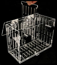 Magnetic Acclimation Box Fish Breeder Nursery Isolation Tank – Essentials for Fish - 8"x4"x6" - image 2