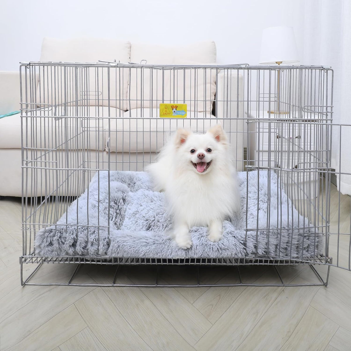 Large Dog Bed Crate Pad 35" - 30.0"L x 20.0"W x 2.0"Th / Grey - image 3