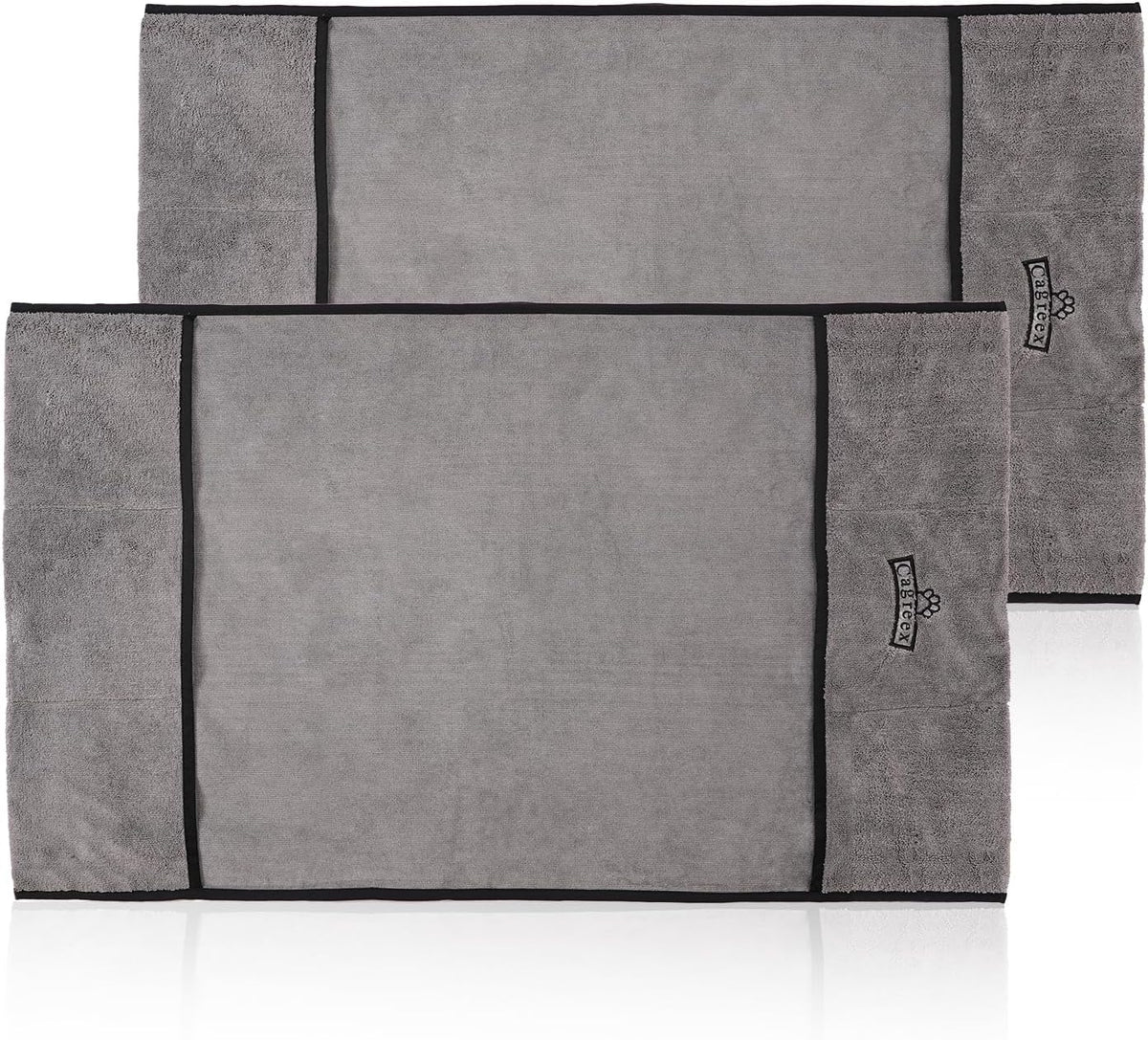 Microfiber Dog Grooming Bath Towel: Super Absorbent Soft Pet Grooming
