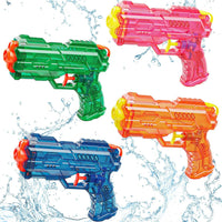 Water Gun Squirter for Kids Squirt Gun 2 Pack – Fun for Kids & Family - 4 Pack: Blue+Pink+Green+Orange