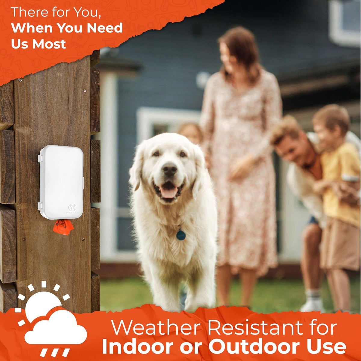 PEXTER Dog Poop Bag Dispenser - White - image 2