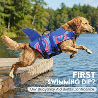 ASENKU Dog Life Jacket, Pet Safety Vest for Swimming & Boating - Xx-large / Blue Bandhnu - image 3