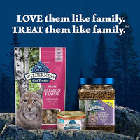 Blue Buffalo Wilderness High Protein Crunchy Cat Treats, Made with Natural Ingredients, Tasty Salmon Flavor, 2-oz Bag (Pack of 12)