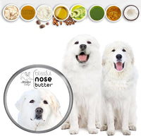 The Blissful Dog Great Pyrenees Unscented Nose Butter, 4-Ounce