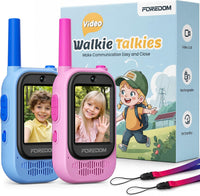 FOREDOM video walkie talkies for kids with HD screens, 2-pack - view 3
