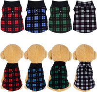 Rbenxia 4-Piece Buffalo Plaid Dog Sweater Set - XX-Large - image 3