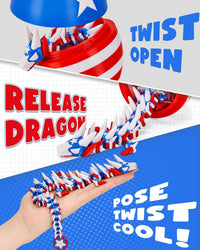 TBOLINE 12" 3D Printed Dragon Egg - American Flag - image 3